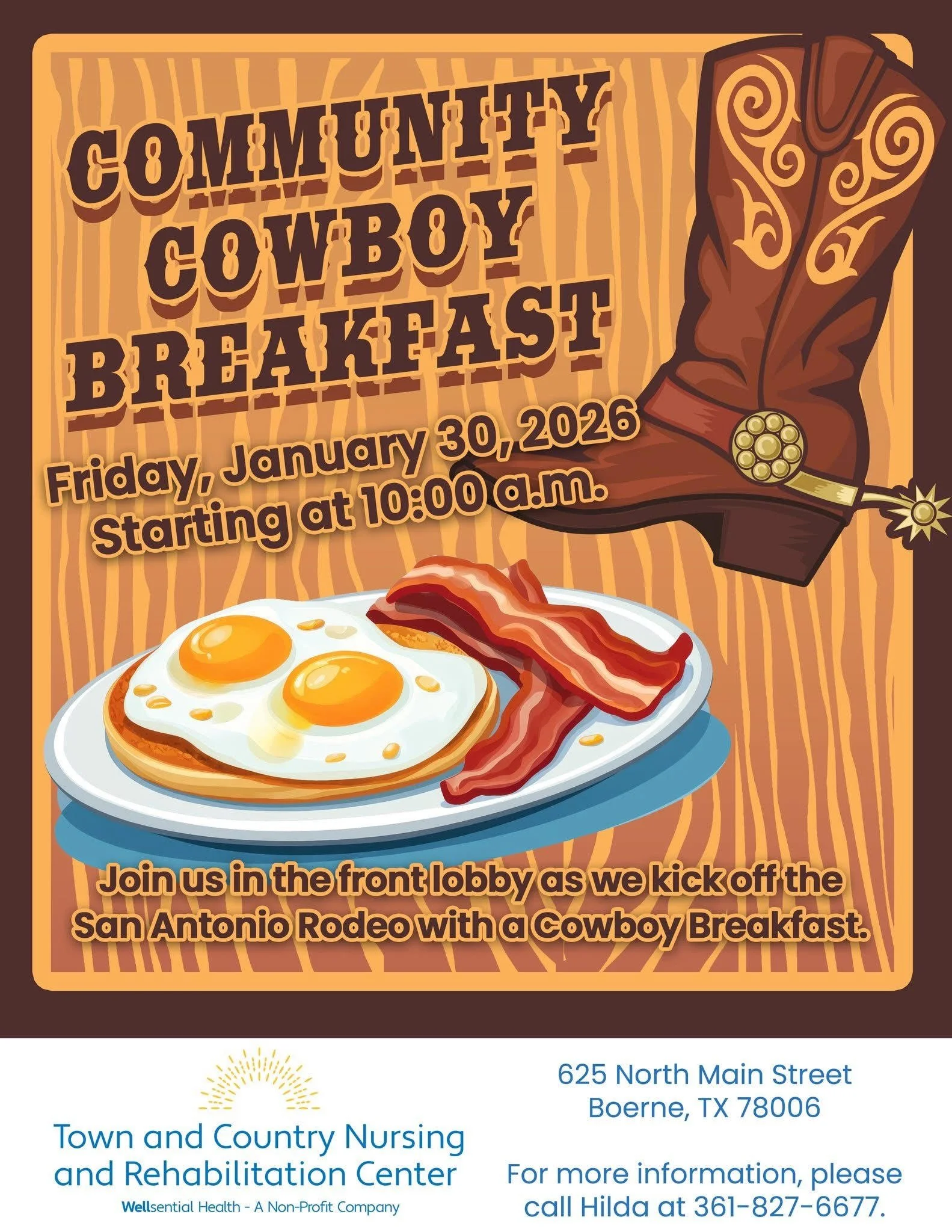 🤠🥓 Community Cowboy Breakfast 🥓🤠