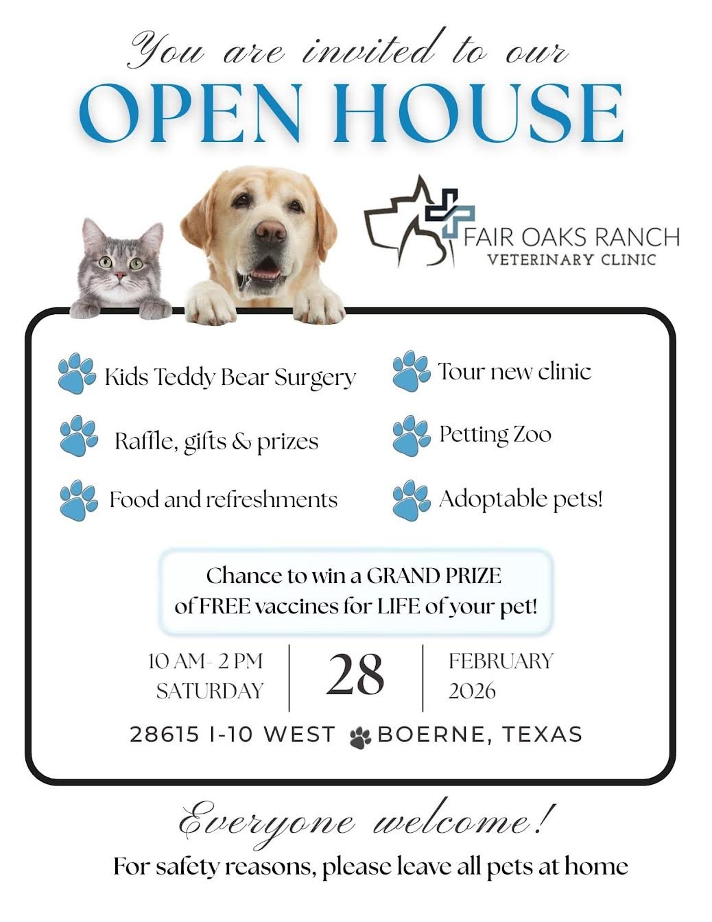🐾 Open House at Fair Oaks Ranch Veterinary Clinic