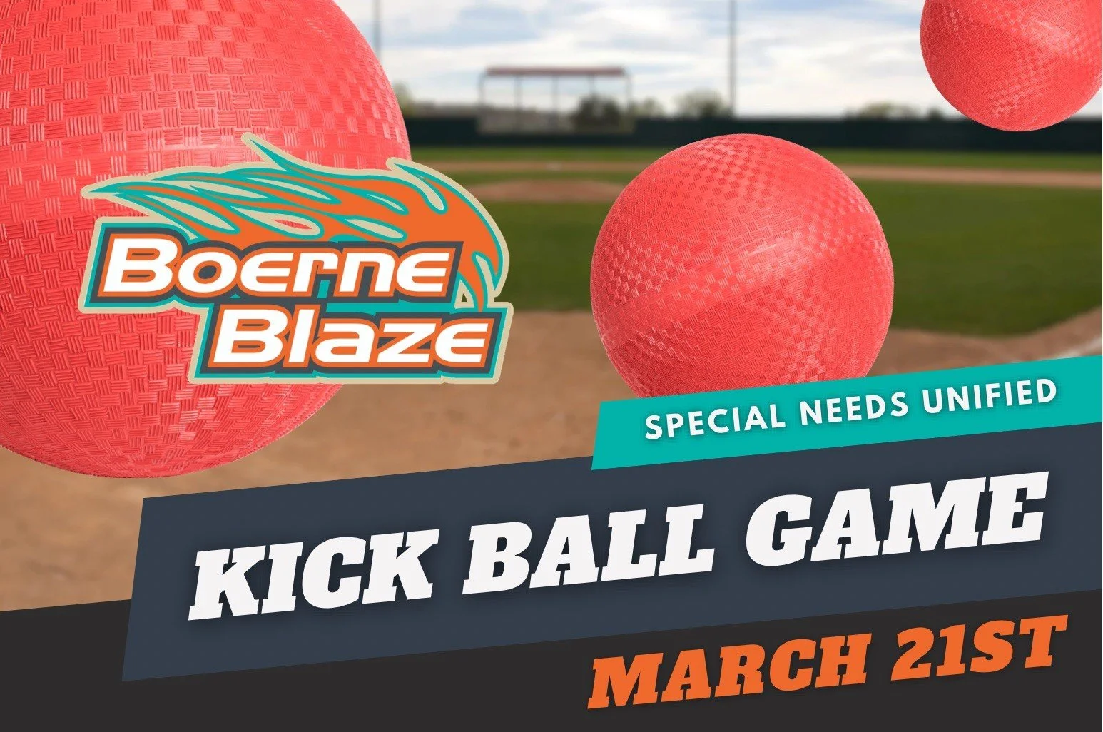 Boerne Blaze Special Needs Unified Kickball Game
