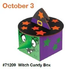 Home Depot Kids Workshop: Witch Candy Box