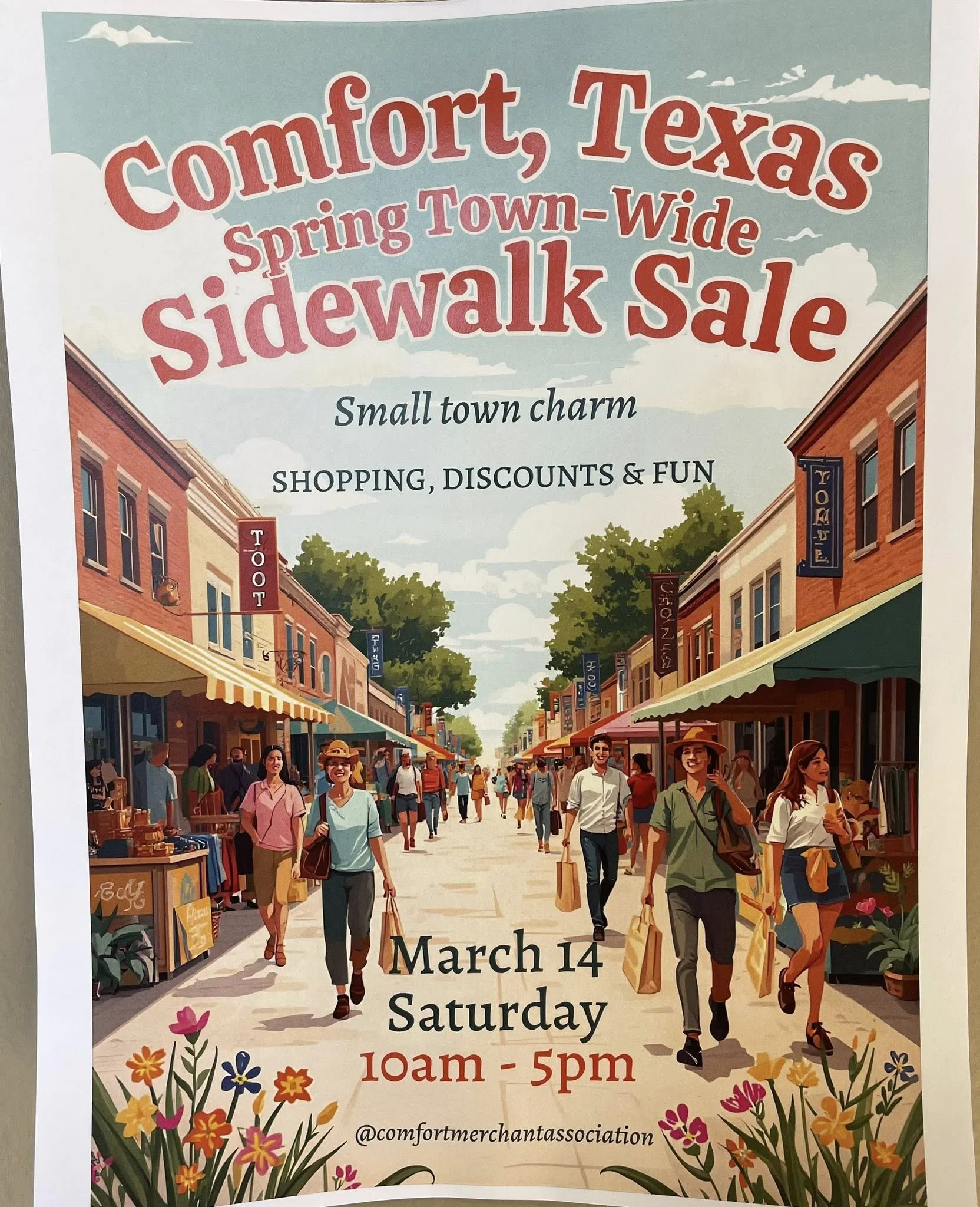 Comfort Spring Town-Wide Sidewalk Sale