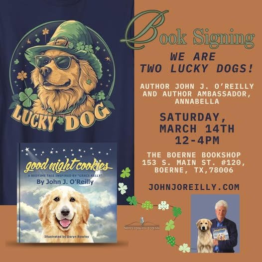 Lucky Dog Book Signing with Author John J. O’Reilly