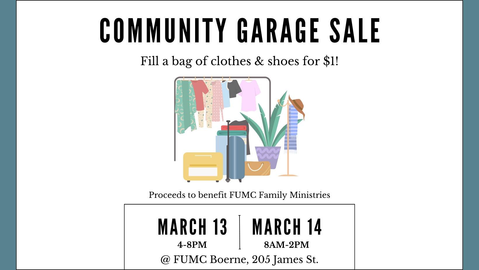 Community Garage Sale at FUMC Boerne