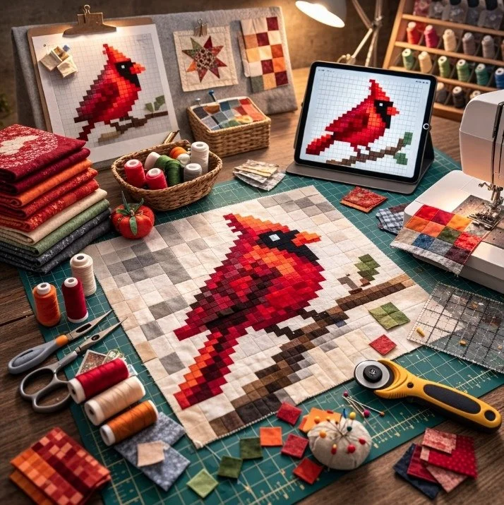 Pixelated Quilt Talk &amp; Workshop