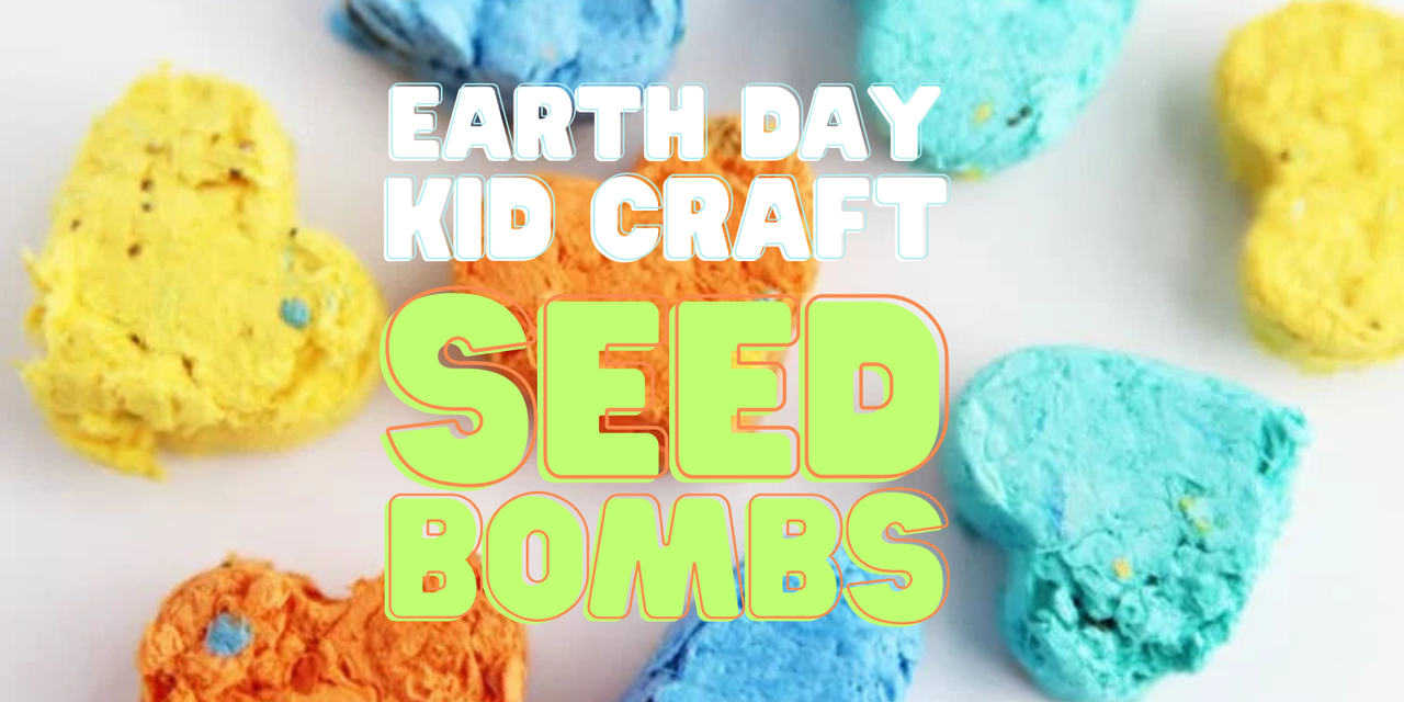 Earth Day Seed Bomb Kids Craft