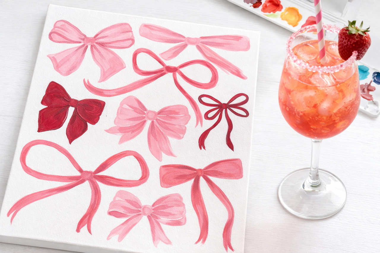 Mocktails & Masterpieces: Teen Paint & Sip