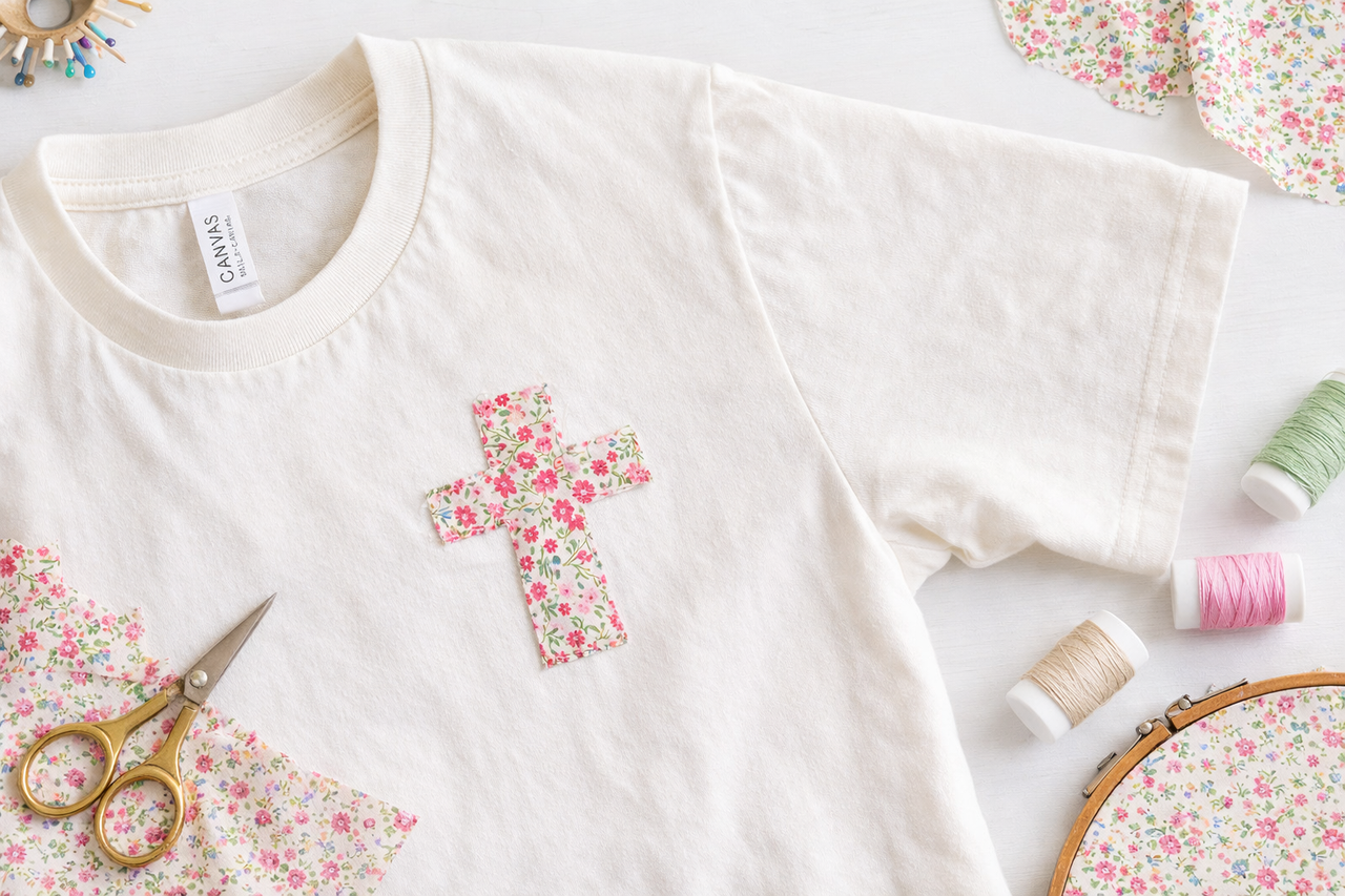 Sewn in Faith: Hand Embroidered Tee Class