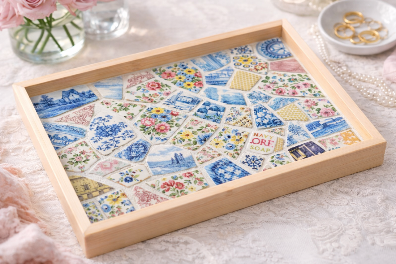 Broken & Gathered: Mosaic Tray Workshop