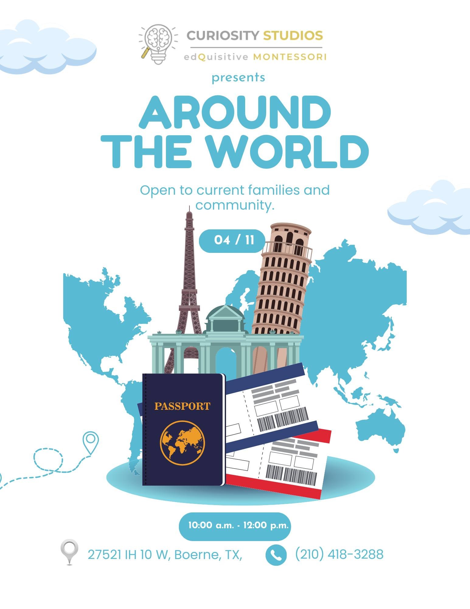 Around the World Adventure at edQuisitive Montessori