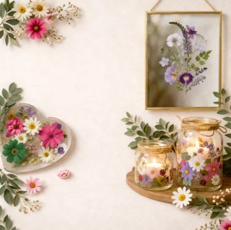 Pressed Flower Workshop at April’s Art Haus