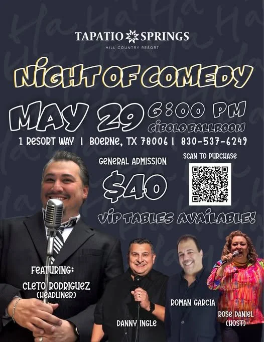 Night of Comedy at Tapatio Springs!