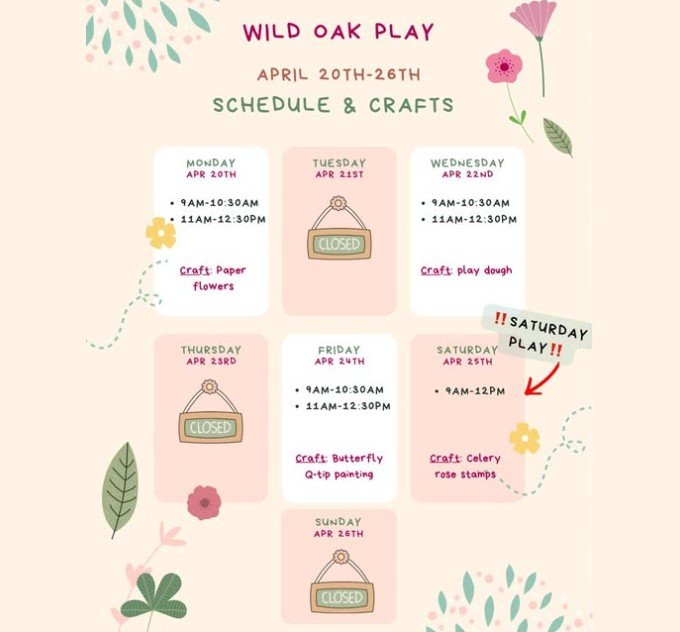 Wild Oak Play – Saturday Play!