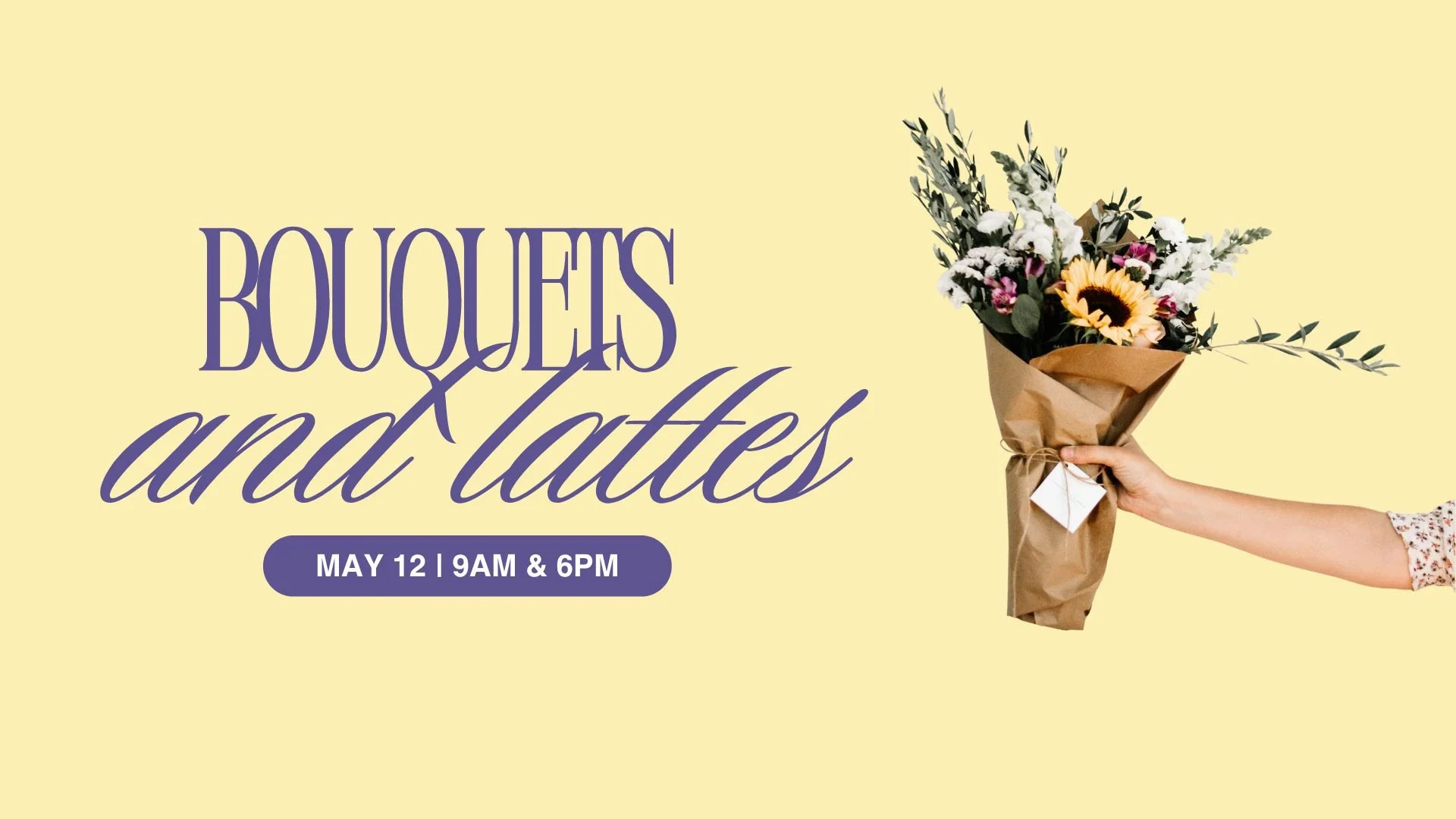 Lattes &amp; Littles + Girls Night Bouquet Bar  
