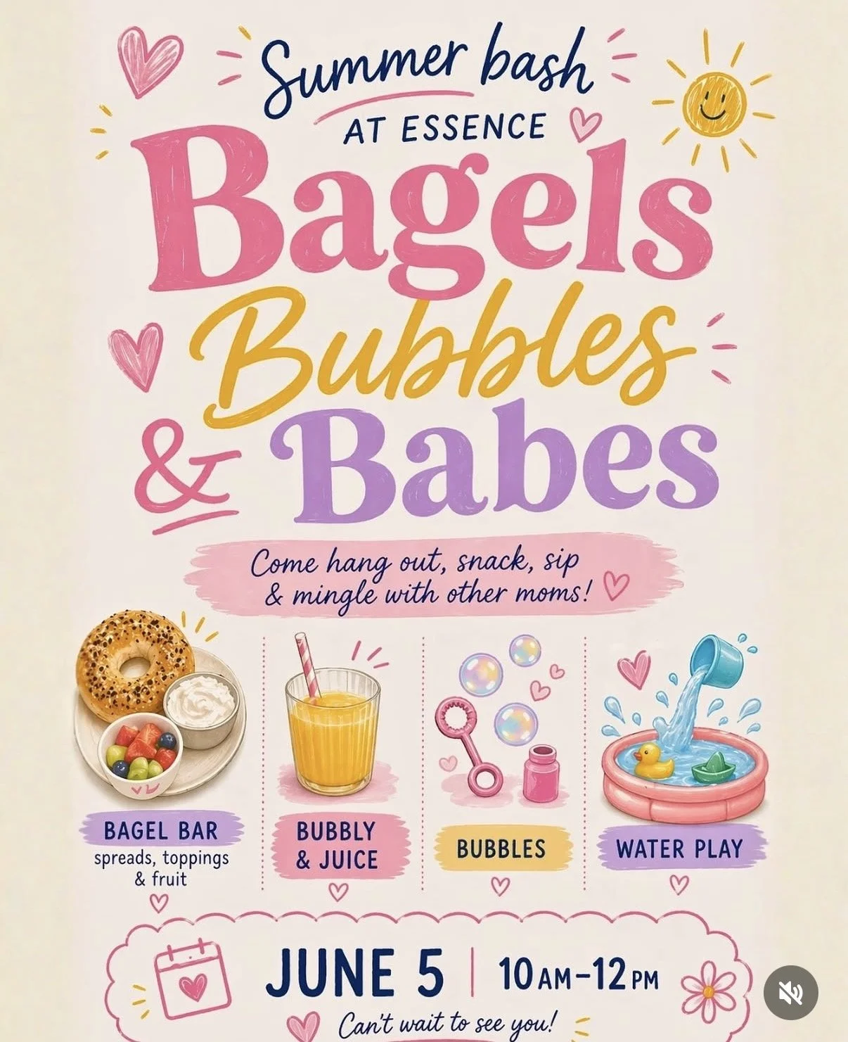 Bagels, Bubbles &amp; Babes – Summer Bash at Essence Chiro