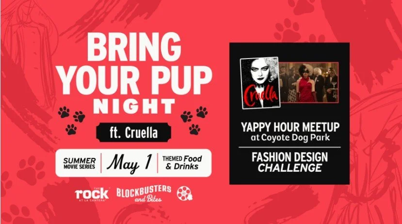 Blockbusters &amp; Bites: Bring Your Pup Night (featuring Cruella)