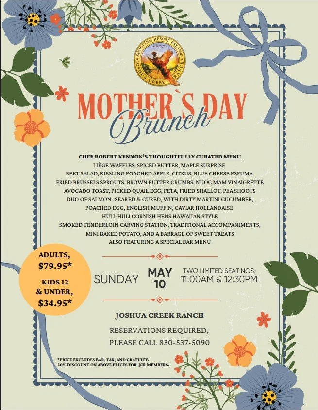 Mother’s Day Brunch at Joshua Creek Ranch