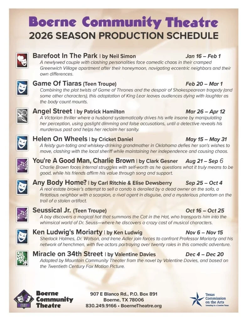 Any Body Home? - Boerne Community Theatre