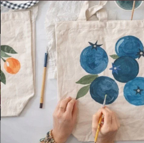 Sunny Side Totes Workshop at The Downtown DIY