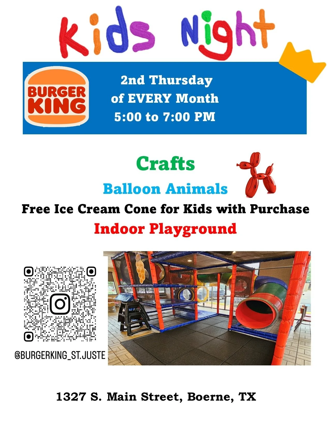 Burger King Kids Night