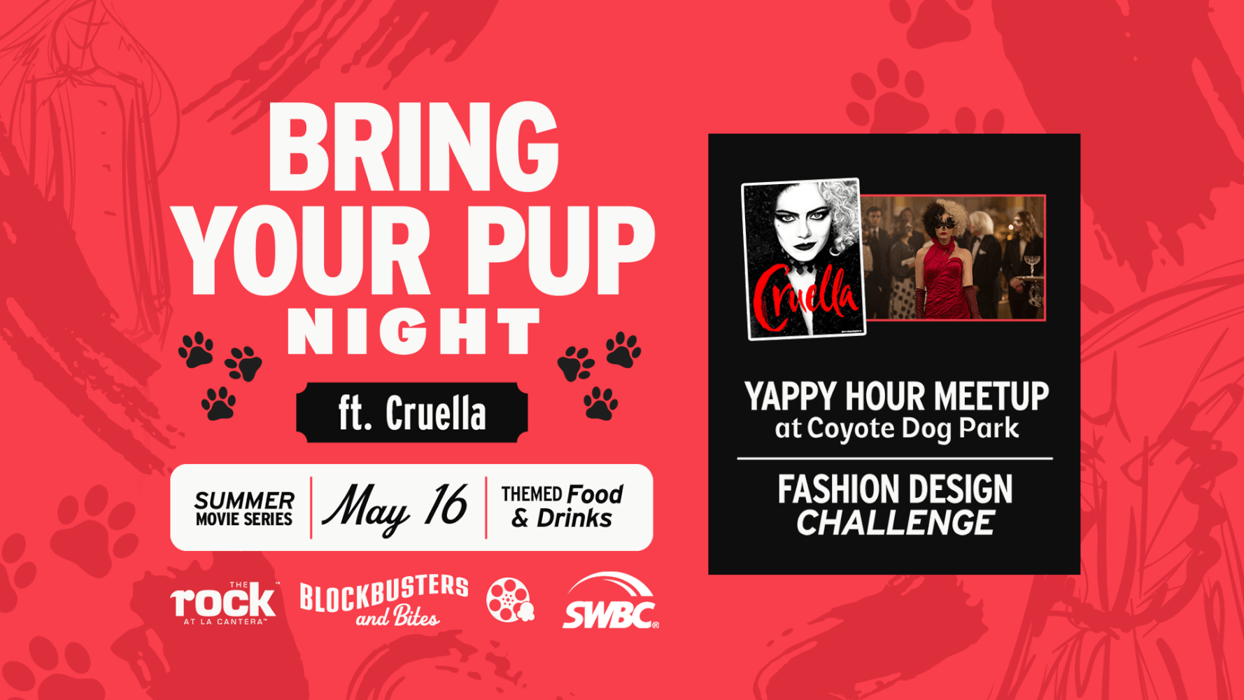 Blockbusters &amp; Bites: Bring Your Pup Night featuring Cruella