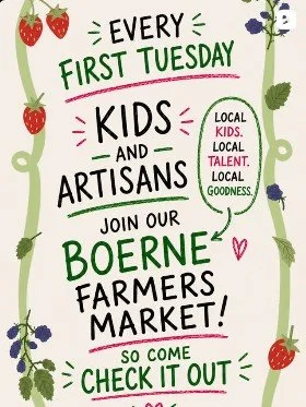 Kids + Artisans at the Boerne Farmers Market