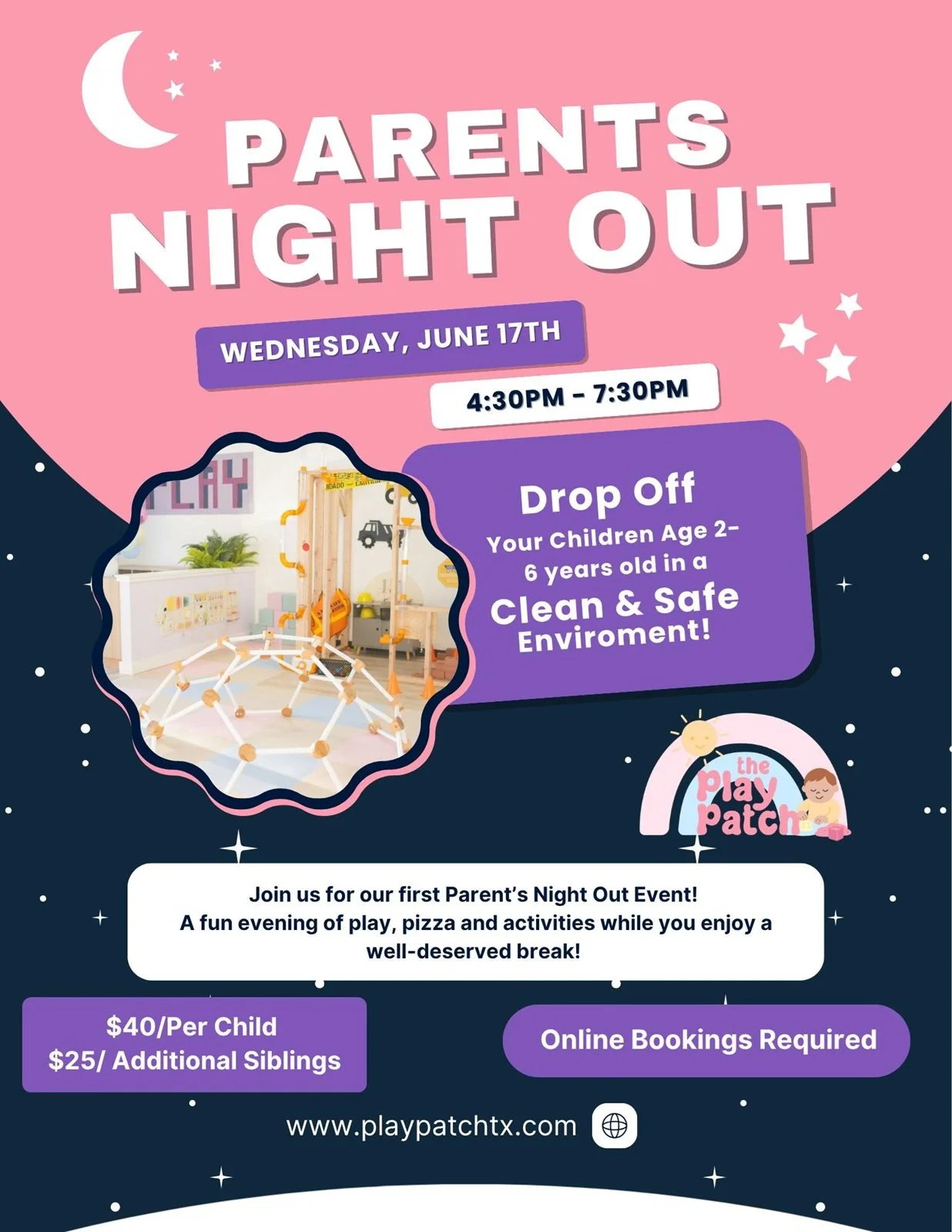 Parents’ Night Out at The Play Patch