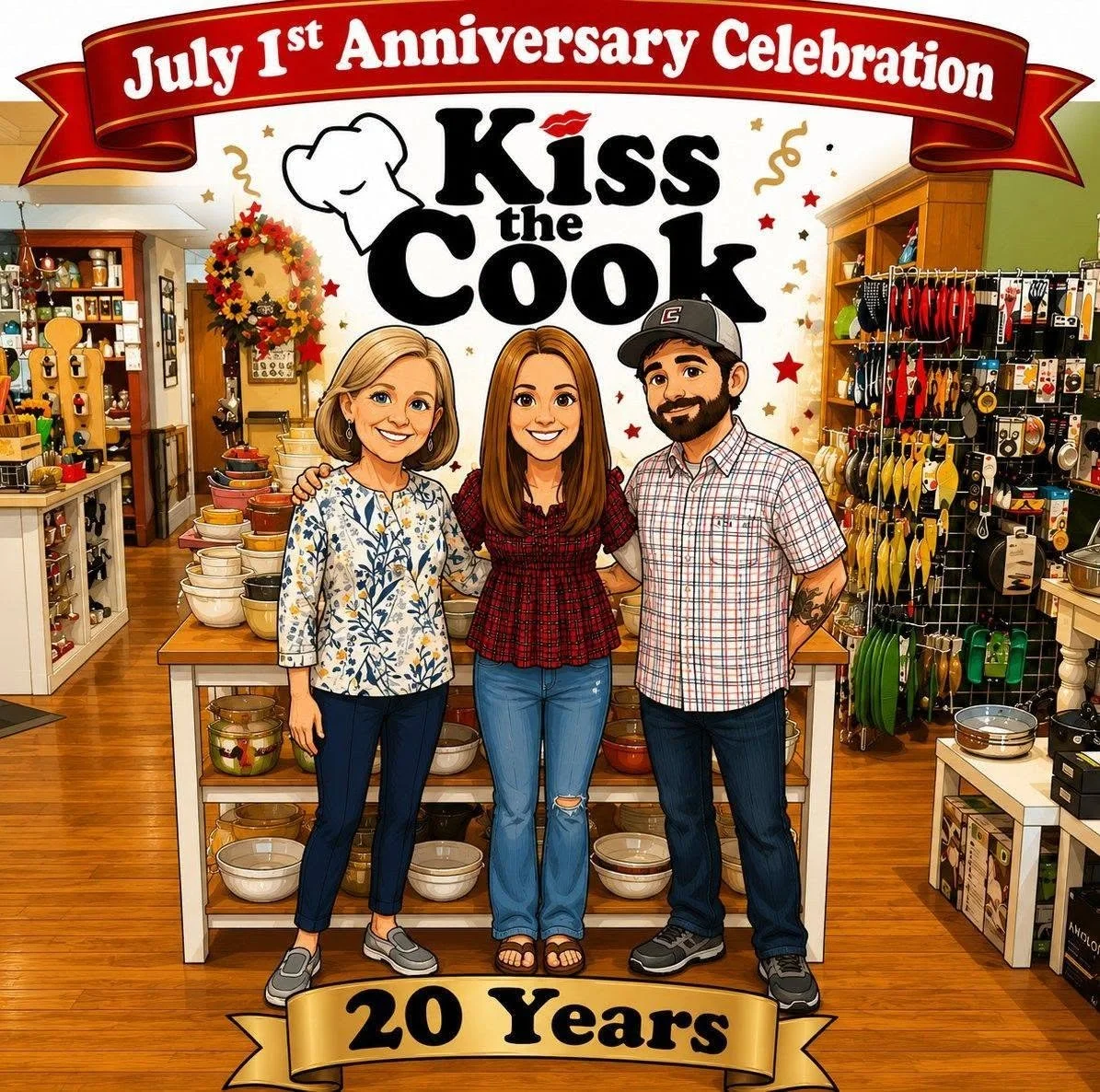 Kiss the Cook 20th Anniversary Celebration