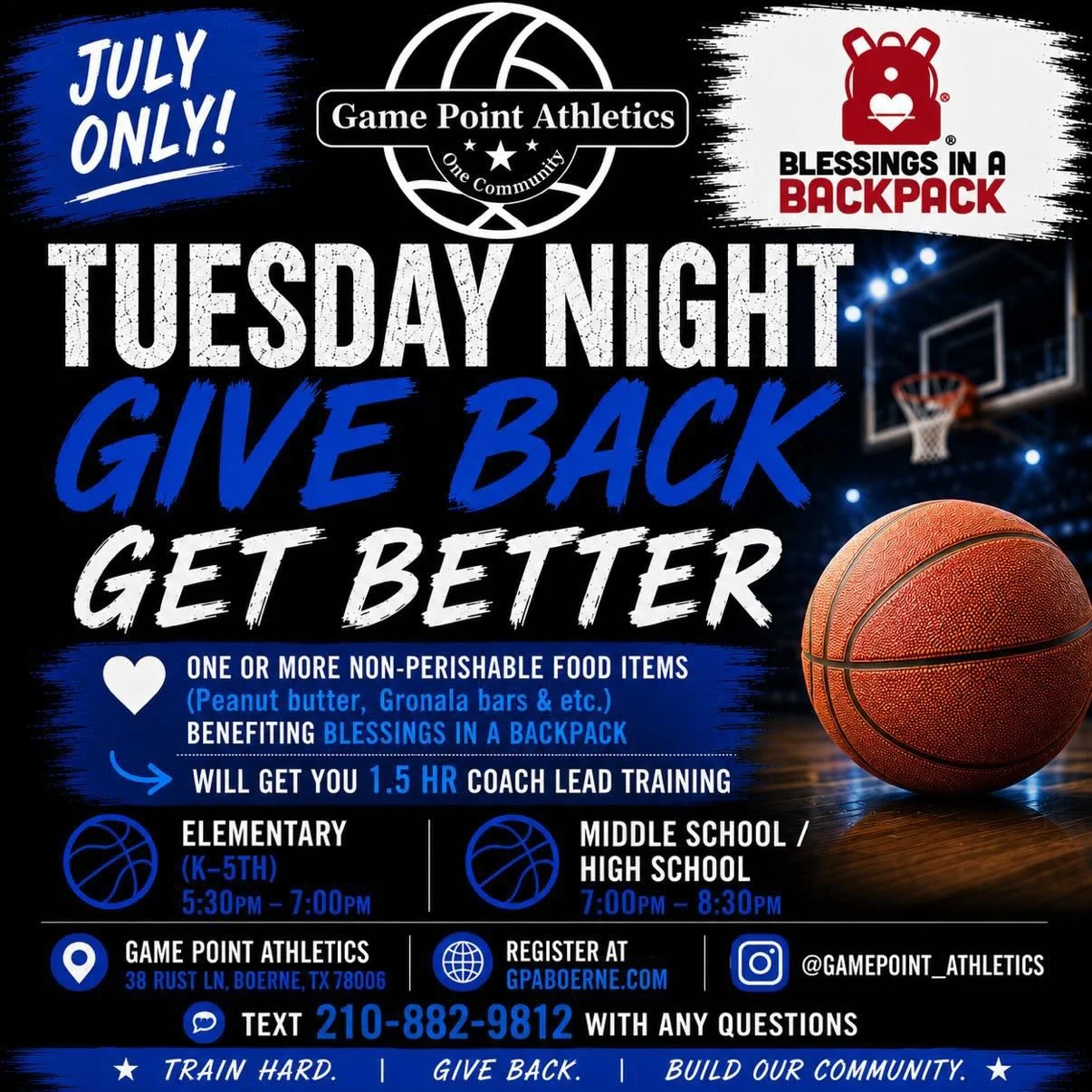Tuesday Night Give Back, Get Better  