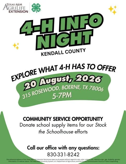 Kendall County 4-H Information Night