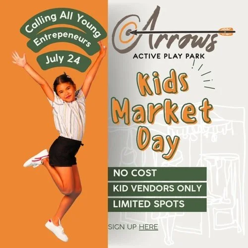 Kids Market Day at Arrows Active Play Park