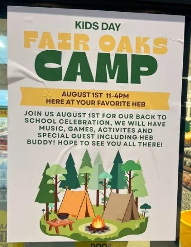 H-E-B Fair Oaks Kids Day: Back-to-School Celebration