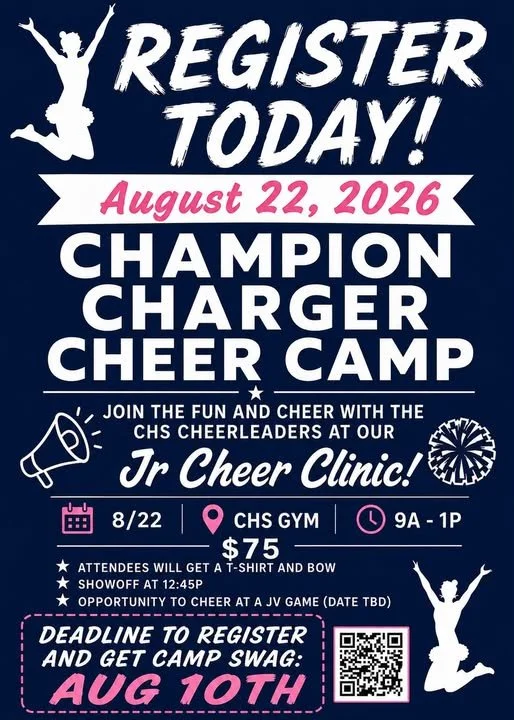 Champion Charger Cheer Camp
