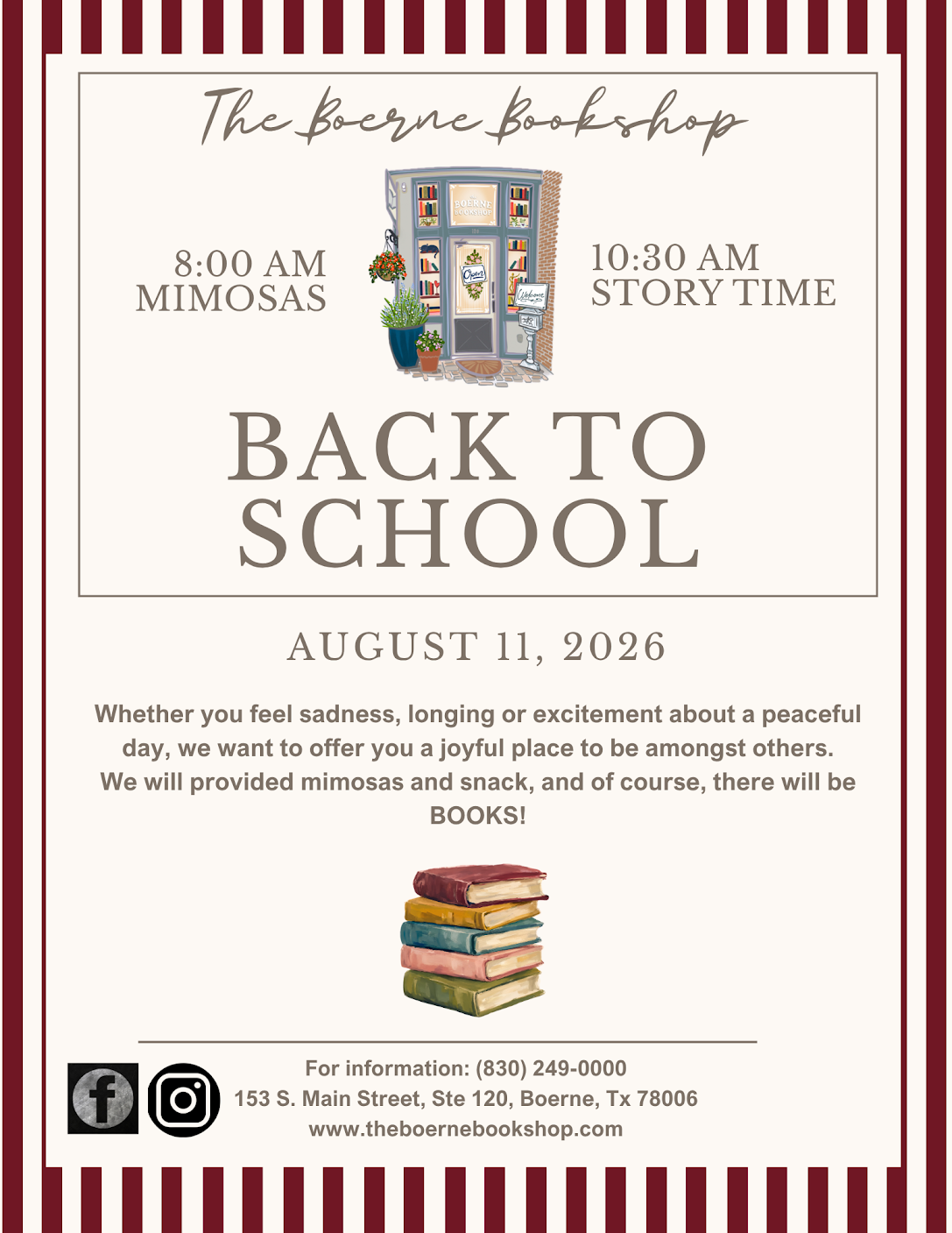 Back to School at The Boerne Bookshop