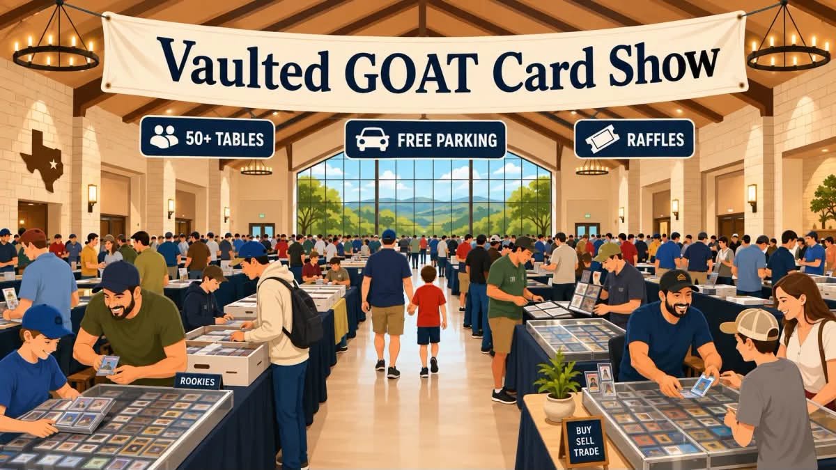 Vaulted GOAT Card Show 🏈⚾️✨