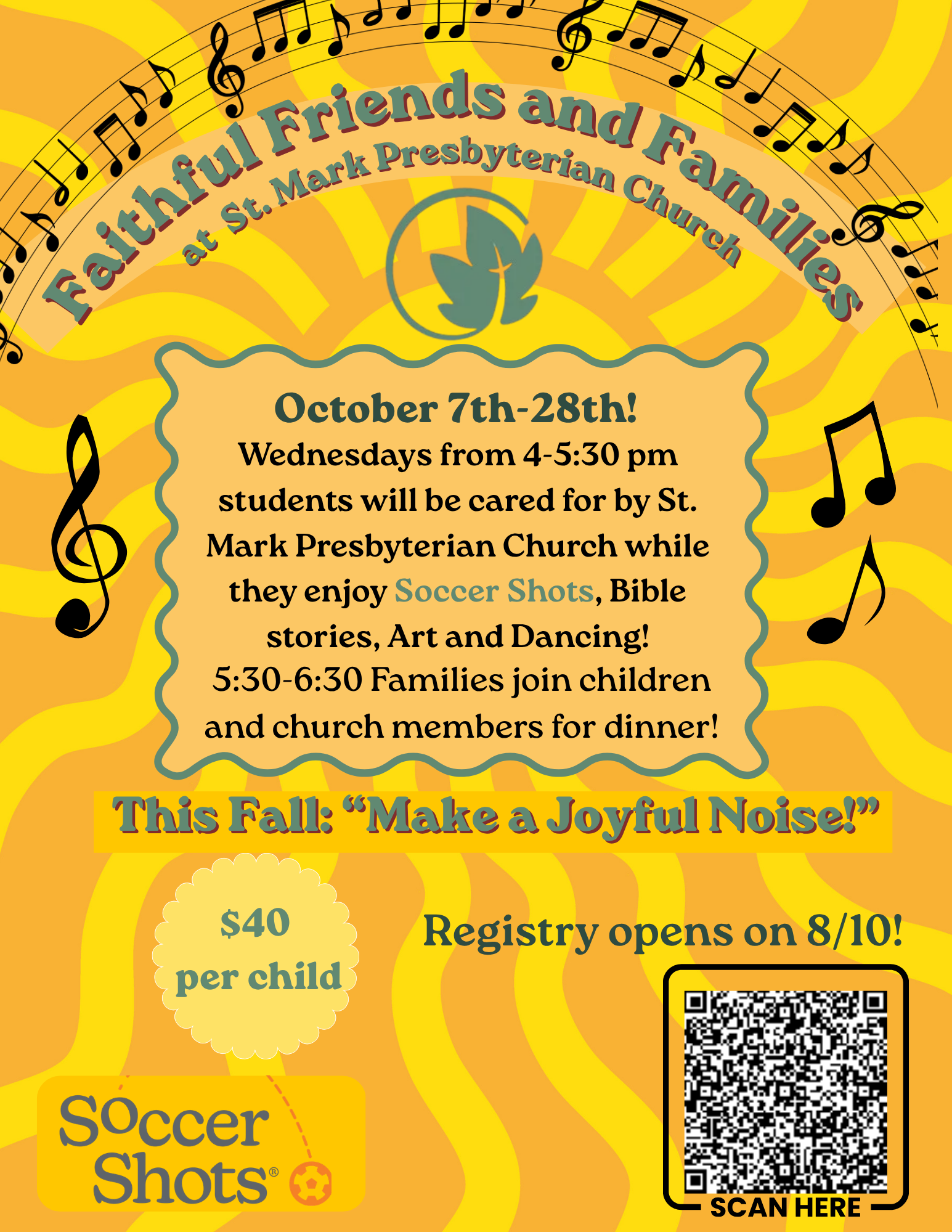 Faithful Friends and Families at St. Mark Presbyterian Church
