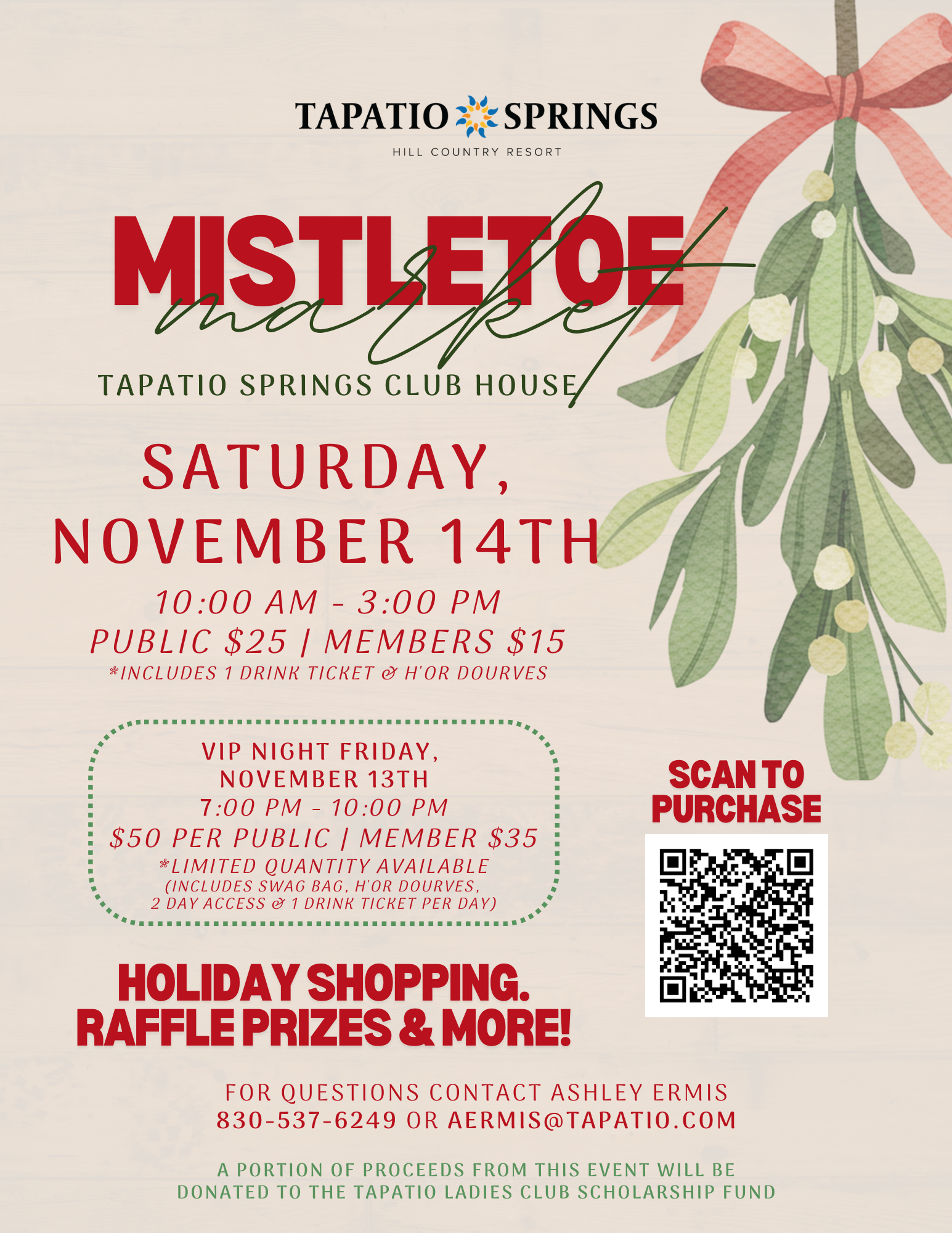 Mistletoe Market at Tapatio Springs
