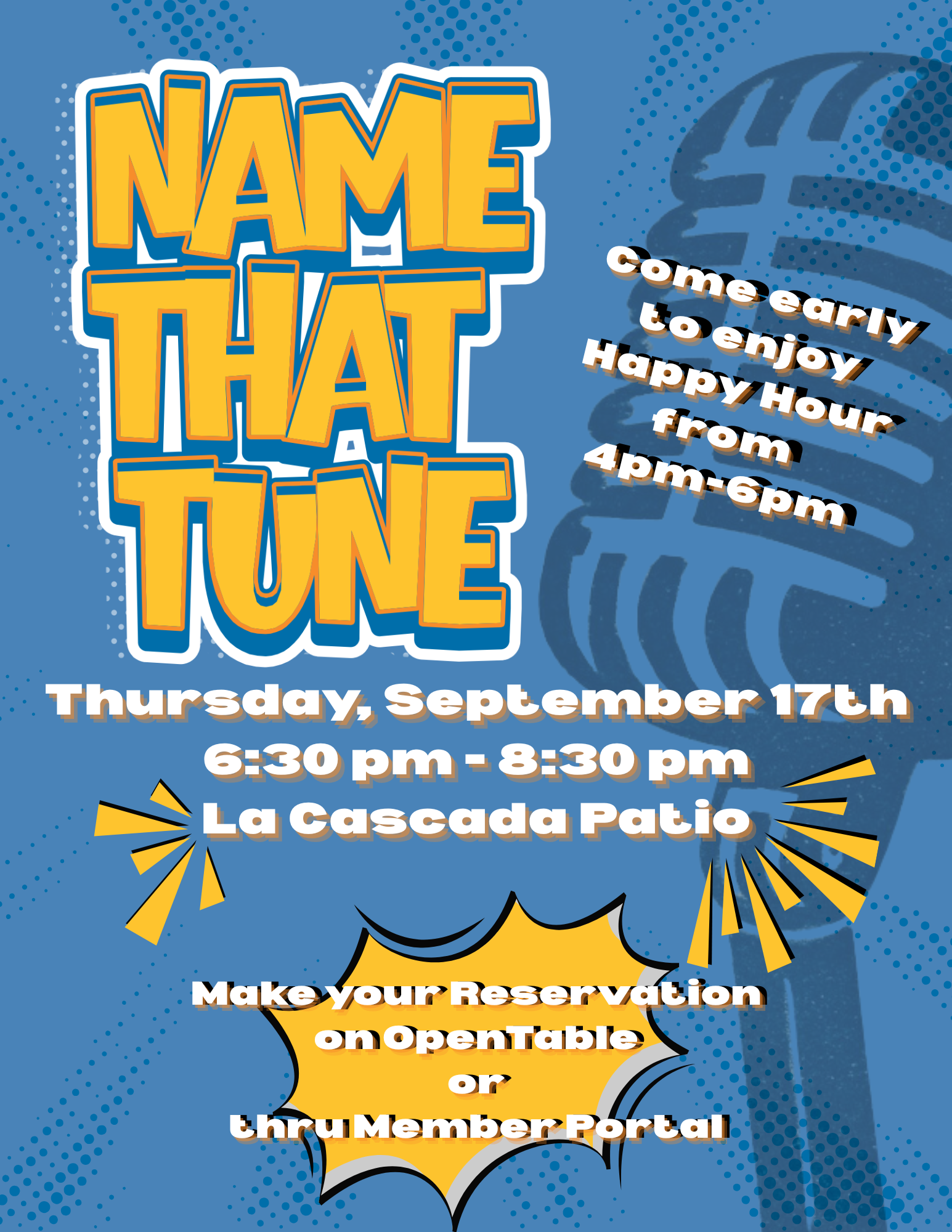 Name That Tune at La Cascada