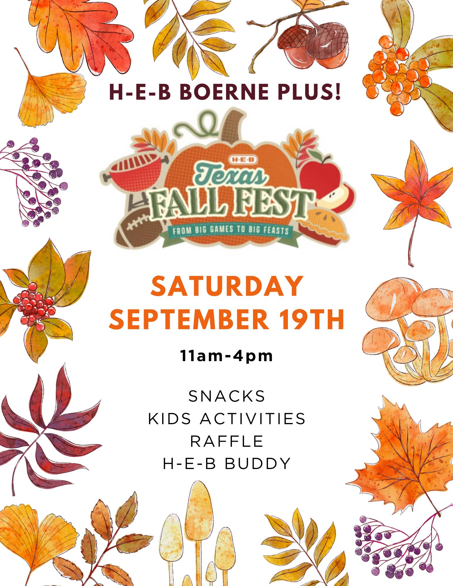 H-E-B Texas Fall Fest