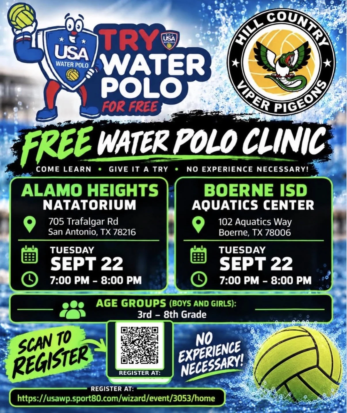 Free Water Polo Clinic