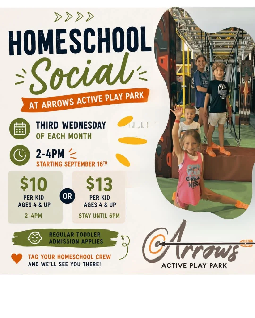 Homeschool Social at Arrows