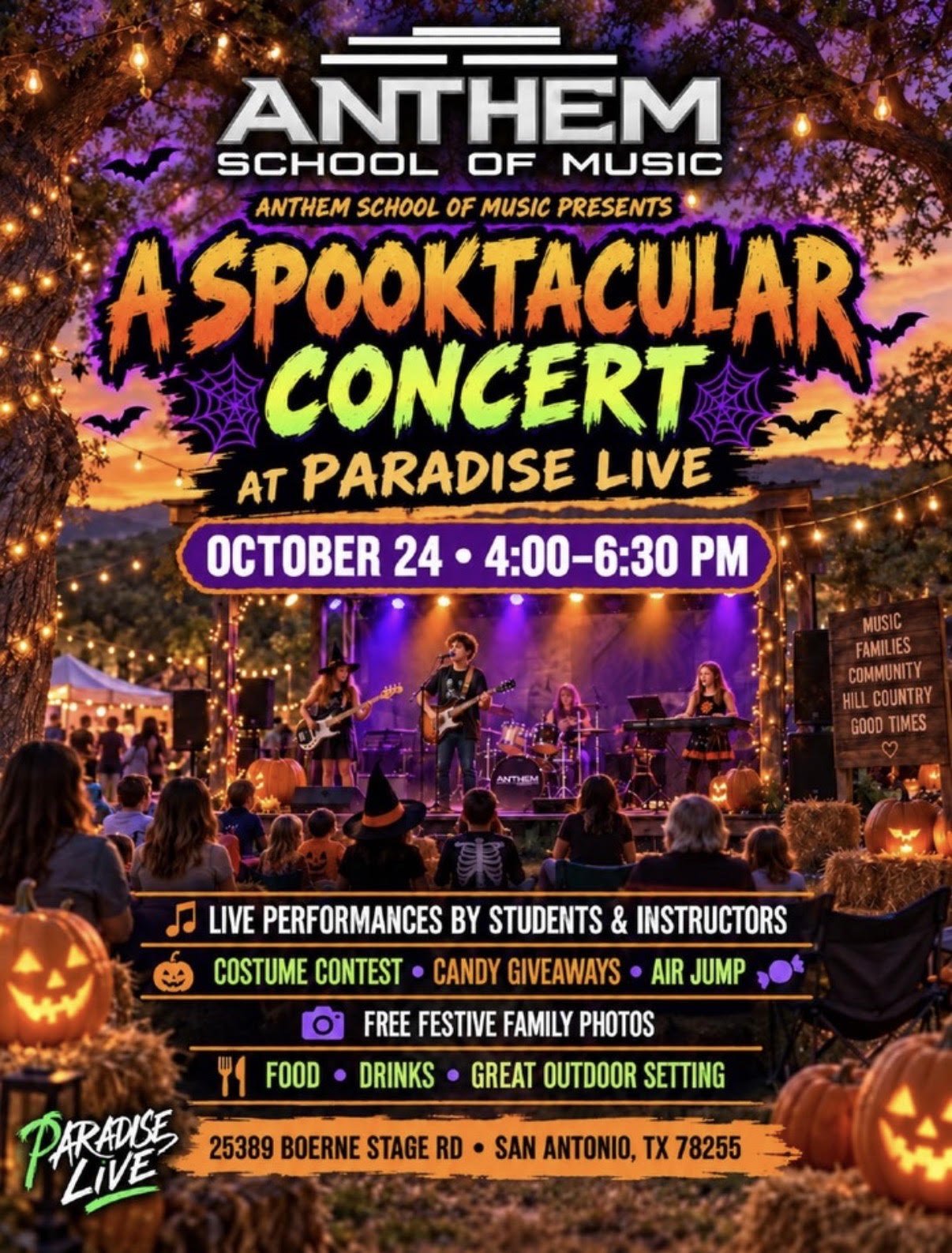 A Spooktacular Concert at Paradise Live