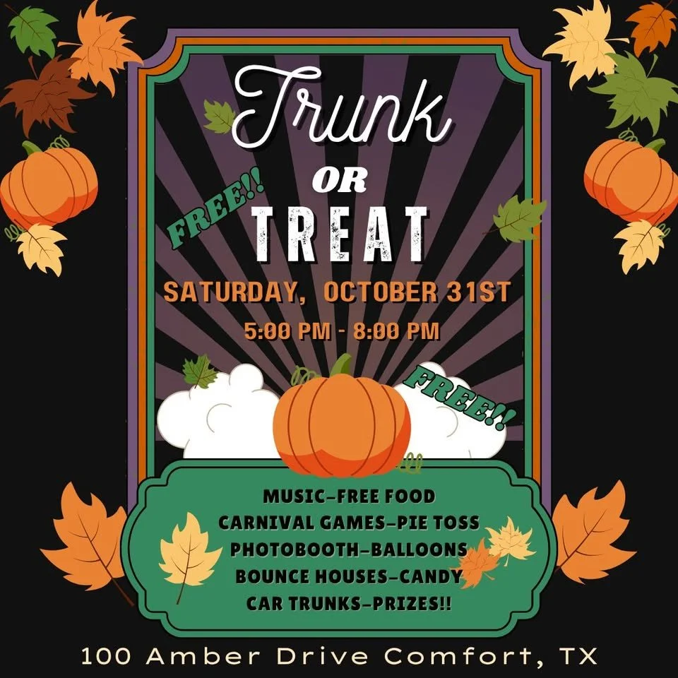 Trunk or Treat at Comfort Baptist Church