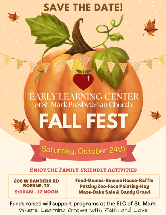 Early Learning Center Fall Fest at St. Mark Presbyterian Church