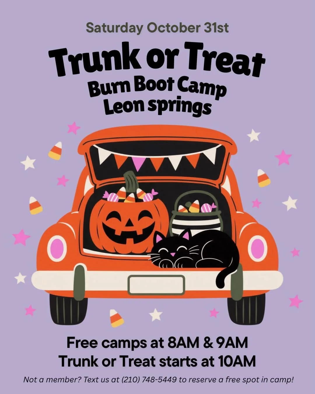 Trunk or Treat at Burn Boot Camp Leon Springs