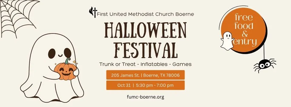 Event artwork for FUMC Halloween Festival