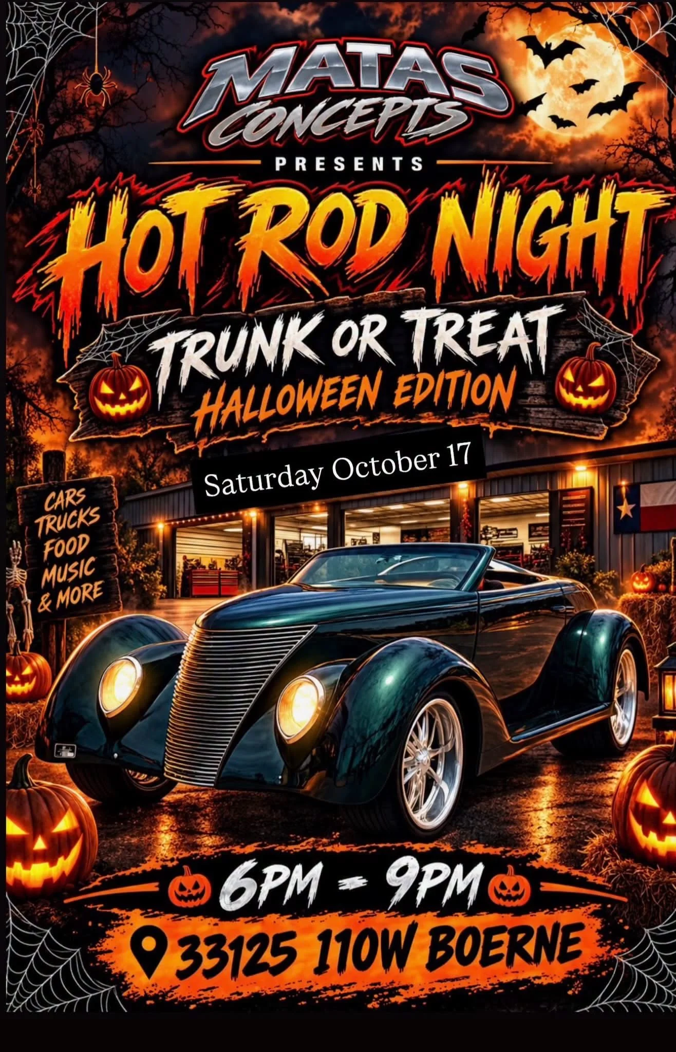 Hot Rod Night: Trunk or Treat Halloween Edition