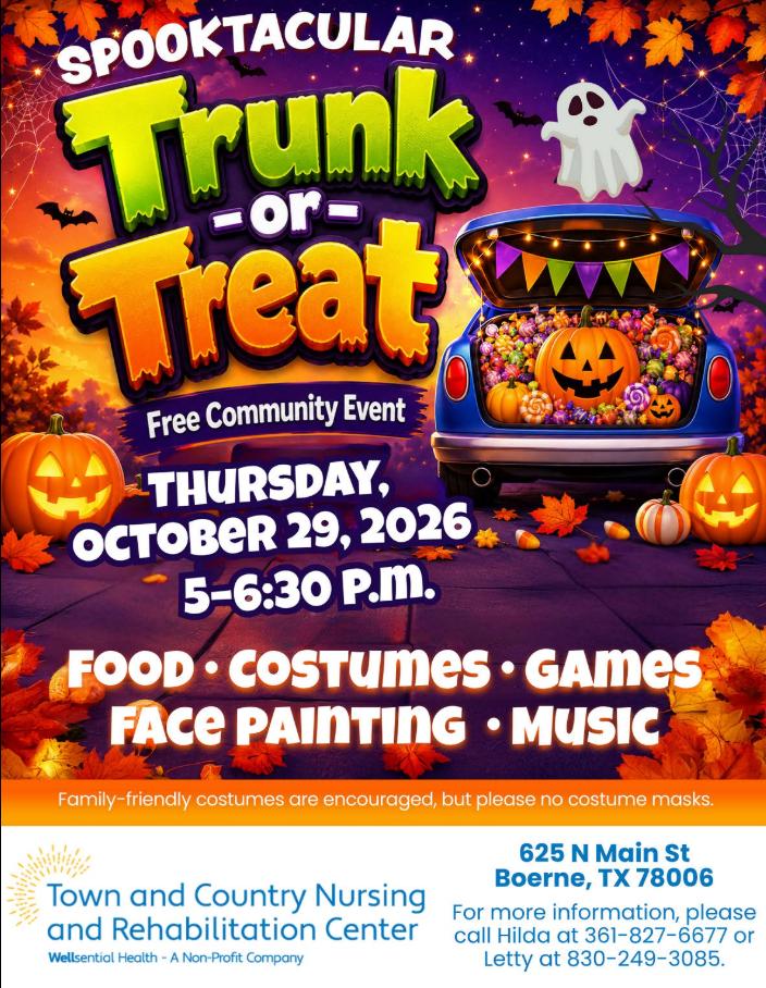 Spooktacular Trunk-or-Treat at Town and Country Nursing and Rehabilitation Center