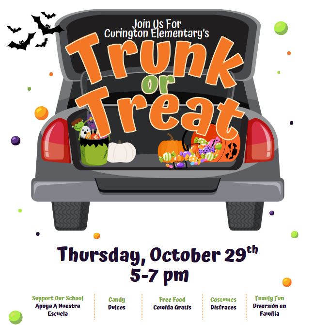Curington Elementary's First Annual Trunk or Treat