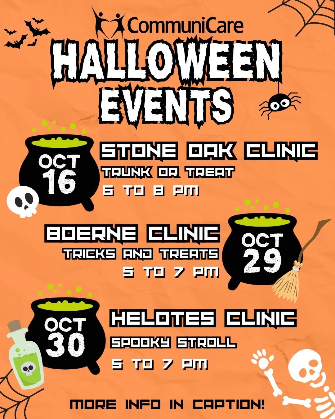 CommuniCare Boerne Clinic Tricks and Treats