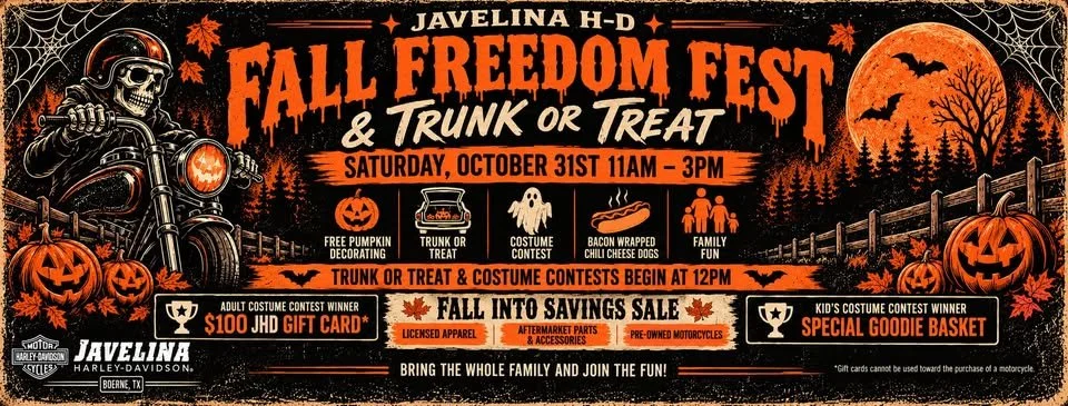 Javelina Harley-Davidson Fall Freedom Fest & Trunk or Treat
